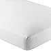 Bare Home Fitted Bottom Sheet Twin XL Size - Premium 1800 Microfiber - Ultra-Soft Hotel Luxury - Deep Pocket - Durable and Long Lasting - Fitted Sheet (Twin XL, White)