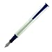 Monteverde Impressa, Fountain Pen, Silver w/Blue Trim, Fine Nib