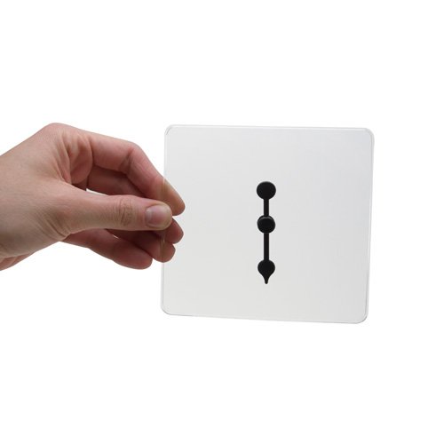 EAI Education Transparent Blank Spinners - Set of 5