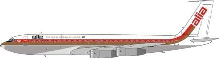 Alia-Royal Jordanian 707-300 "Polished" ~JY-AEB (1:200)