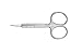 STALEKS Stainless Steel Extra Pointed Handmade Cuticle Scissors. Classic'10 3.62 Inch Scissors with Curved Blades and Blade Protector. Handmade in Europe