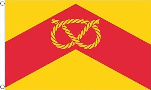 AZ FLAG - Staffordshire County Flag - 2x3 Ft - 100D Polyester County Of Staffs. - England Banner with Two Metal Grommets - Fade Resistant - Vivid Colors - 2' x 3' Feet - 90x60 Cm