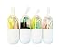 Reusable Silicone Straws, Straw Cleaning Brush, Brush Case, Collapsible Straw, Drinking Straw, Travel Straw