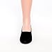 Best BASIC Casual No Show Socks for Men - Guaranteed Non-Slip - Black Large 3 pairs