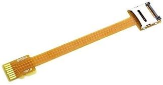 azazaz AB Micro SD TF Memory Card Kit Male to Female Extension Soft Flat FPC Cable Extender 10CM