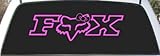Fox Racing Ladies Pink Custom Made Window Decal Sticker 9 X 24
