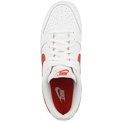 Nike Dunk Low White/Picante Red Mens Sneakers