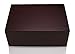 Wooden Storage Box for Home - Large Wood Keepsake Box with Lid - Dark Brown Wooden Memory Box - Wooden Boxes (Dark Brown)