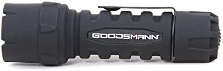 GOODSMANN Tacticpro LED Flashlight Offroad Automotive/Garage/Emergency/Boating/Fishing/Hunting/Camping/Hiking/Patrolling 9924-0011-01