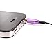 GOgroove Earbud Headphones with Deep Bass & Comfortable Ear Gel Tips (Purple) - In Ear Earphones Featuring Noise Isolating Design, Durable Alloy Driver Housing, & Ergonomic Angled Stay-In Fit