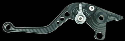 08-09 Honda CBR1000RR Pazzo Racing Levers Shorty Length, Black Levers / Silver Adjusters