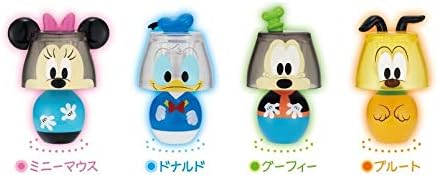 Amazon 4種セット ディズニーキャラクター ミッキー フレンズ スタンドランプ ミニー ドナルド グーフィー プルート カプセル玩具 おもちゃ