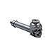 Metal Skull Design Fashion Pipe with Detectors Light (Silver)