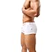 HP95(TM) Mens Bikini Underwear, Sexy Breathable Bulge Pouch Boxer Briefs Shorts (M, White)