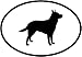 Australian Cattle Dog Oval Sticker