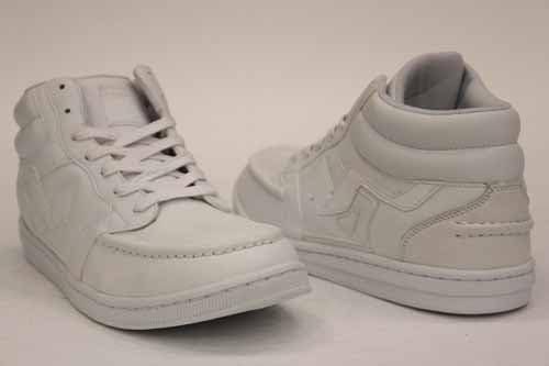 mens white trainer boots