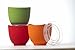 iSi Basics Flexible Silicone Prep Bowls, Set of 3, Red, Orange, Wasabi