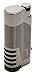 Scorch Torch Variant Single Jet Flame Butane Torch Cigar Lighter w/Punch Cutter Tool and Easy Butane Adjustment (Gunmetal)
