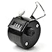 Bluecell Black Color Handheld Tally Counter 4 Digit Display for Lap/Sport/Coach/School/Event by Generic