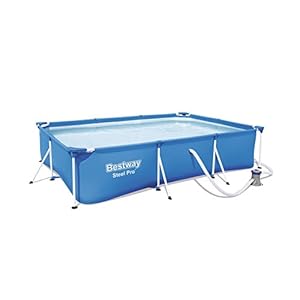 Bestway 8321265 Piscina Rectangular con Depuradora 300x200x66 cm, Azul