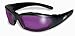 Global Vision Chicago Padded Riding Glasses (Black Frame/Purple Lens)