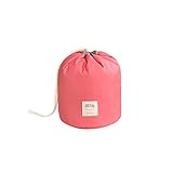 Creazy® Waterproof Women Travel Dresser Pouch Polyster Makeup Cosmetic Bag (Pink)