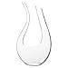 Zalik Wine Decanter U Shaped Horn Design - Superior Quality Crystal Hand Made Wine Aerator large Wine Carafe Holds 1800 ML - Lead Free The Premium Gift For Wine Lovers