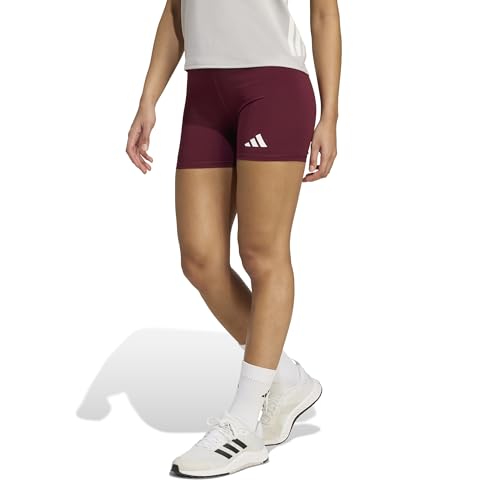 adidas Women's Techfit Volleyball Shorts, Team Maroon, XX-Small/3" at Amazon