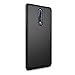 SLEO Nokia 8 Case Rubberized Hard PC Back Case Cover for Nokia 8 Phone - Black