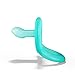 Smilo Newborn Baby Pacifier - 3 Pack of Orthodontic Pacifiers for Babies from 0-2 Months - Expands to Support The Palate During Soothing - BPA-Free - Aqua