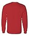 Gildan mens Heavy Cotton 5.3 oz. Long-Sleeve T-Shirt(G540)-RED-XL