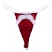 YiZYiF Men's Velvet Red Boxer Briefs Christmas Holiday Shorts Santa Underwear Xmas Thong XX-Large