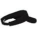 Pro Style Cotton Twill Washed Visor - Black