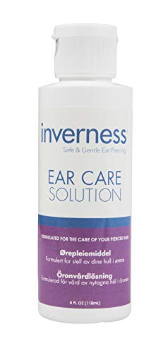 NEW Ear Care Solution 4 oz Antiseptic | After Piercing | Inverness - Thumbnail 3