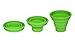 Ecoart Silicone Collapsible Travel Cup for Outdoor Camping and Hiking (1 Pack) (Green)