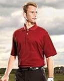 Adidas Golf A60 ClimaLite Tech Mens Pencil Stripe Polo