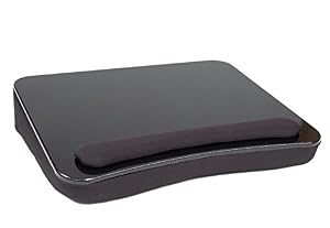 Image of Sofia + Sam All Purpose Lapdesk Bed Table with Memory Foam - Laptop Lap Tray Desk - Travel Portable - Student Trays - Great for Reading Writing Coloring on Bed Couch - Soft Wrist Rest - Handle