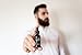 Hombre Body Beard Grooming Kit for Men care - beard Trimming Kit Includes 100% Stainless Japanese Scissors Mustache Beard Balm - beard Oil Growth Beard Brush Z Shaped Comb - Professional Barber Kit Gift Set