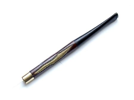 Dr. Watson - 13 cm Holz Zigarettenspitze - Auswahl Regulär oder Schlank - Kein Filter - Medium, Handgeschnitzt (Schlank)