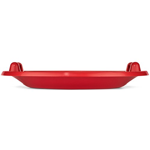 Lucky Bums 25" Diameter Plastic Saucer Sled, Red