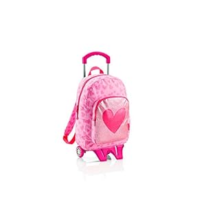 Agatha Ruiz de la Prada Mochila Doble Compartimento con Carro Lurex