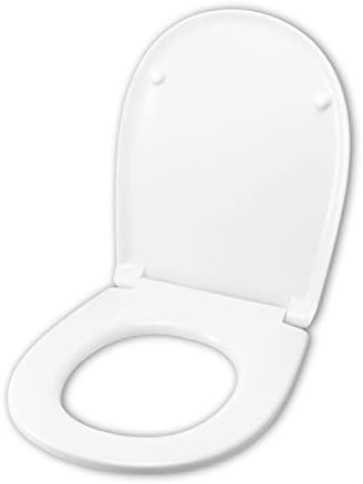 Toilet Cover for Saudi Ceramic ZOHOUR THERMOINDURENT White Stainless Steel Hinge Normal or slowed Soft Close