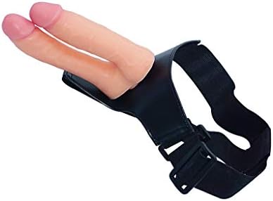 MXYLYM7 Unìquě Pěrfěct, Private Toy Women Pleasure Double-headed Flesh-colored Wear PVC+ Leather Pants Realistic Full Body Waterproof Soft Simulated (Size : L: 6.69inch W: 0.98inch)