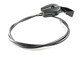 GENUINE OEM Honda Harmony II HRT216 (HRT216KPDA) (HRT216KS3A) (HRT216KS3DA) (HRT216KSDA) (HRT216KTDA) Walk-Behind Lawn Mower Engines THROTTLE CABLE & LEVER ASSEMBLY