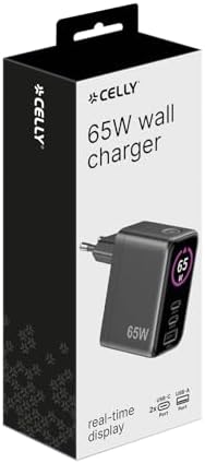 - Caricatore Multiplo USB-C 65W GaN con Display LED, Ricarica Rapida per Laptop, Smartphone e Tablet — foto 4 di 7