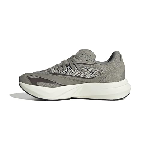 adidas Women's Lightblaze, Silver Pebble/Olive Strata/Silver Metallic, 5