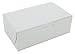Southern Champion Tray 0911 Premium Clay Coated Kraft Paperboard White Non-Window Lock Corner Bakery Box, 6-1/4