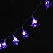 QPEY Halloween Spider String Lights, Battery Operated 20 LED Waterproof Decoration Lights for Indoor/Outdoor Halloween Party