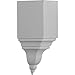 Ekena Millwork MIC05X06BI-CASE-4 5-1/2" P x 13-3/4" H Inside Corner for Molding Profiles Less Than 5 1/2"P and 6 3/4"H (4 Pack)
