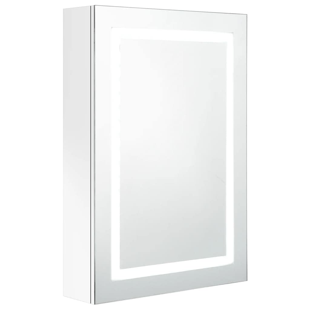 vidaXL-Armario-de-Bano-con-Espejo-LED-Aseo-Inodoro-Muebles-Mobiliario-Tocador-Botiquin-Almacenamiento-Estante-Decoracion vidaXL-Armario-de-Bano-con-Espejo-LED-Aseo-Inodoro-Muebles-Mobiliario-Tocador-Botiquin-Almacenamiento-Estante-Decoracion